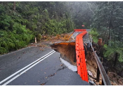 Megalong Road Landslip